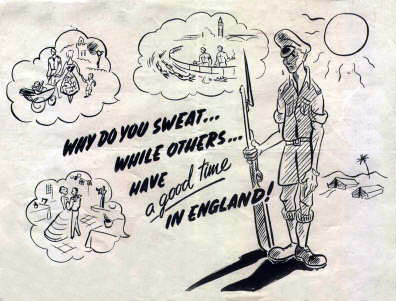 منشورات باللغة الانجليزية كانت توزع عى المعسكرات البريطانية