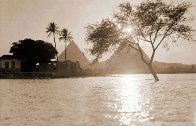 منذ 130 سنة قصة أقوى فيضان بمصر النهر يحمل الجثث من السودان وحركة القطارات تتوقف بين المحافظات صور بوابة الأهرام
