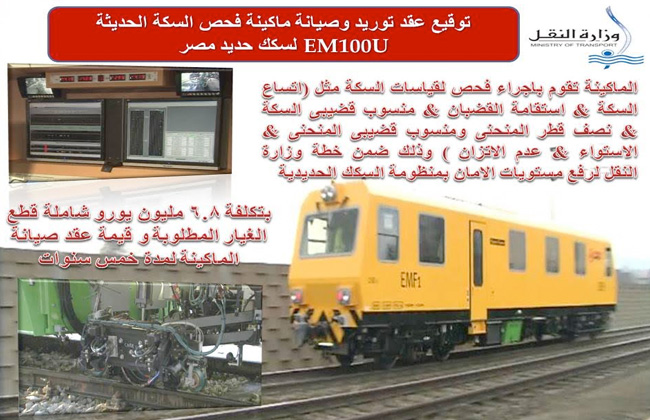 مدبولي: ماكينة صيانة السكة الحديد استكمال لخطوات الحكومة للارتقاء بمستوى  الخدمة - بوابة الأهرام