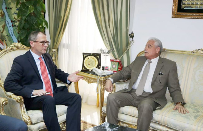 محافظ جنوب سيناء يستقبل سفير بولندا بالقاهرة لبحث تنشيط السياحة   صور 