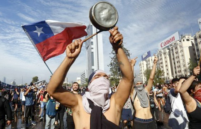 اليوم وغدا.. إضراب عام في تشيلي بسبب ارتفاع الأسعار والتجاوزات 