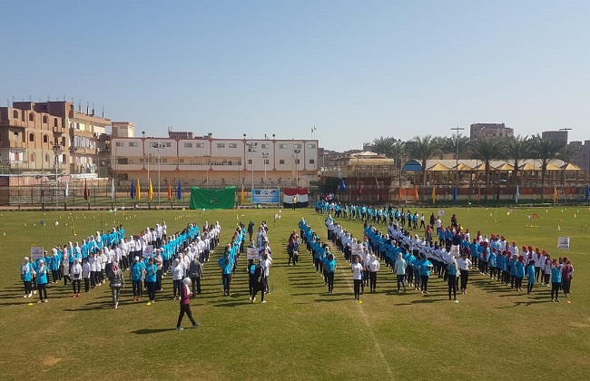 افتتاح المهرجان الرياضي لتلميذات المدارس تحت شعار  فتاة المستقبل    صور 