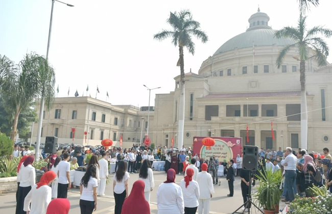 جامعة القاهرة تحتفل باليوم الثقافي الصيني بالحرم الجامعي  صور - 