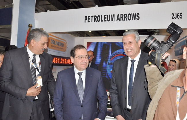 وزير البترول يزور جناح  السهام البترولية  في معرض إيجبس 2019 