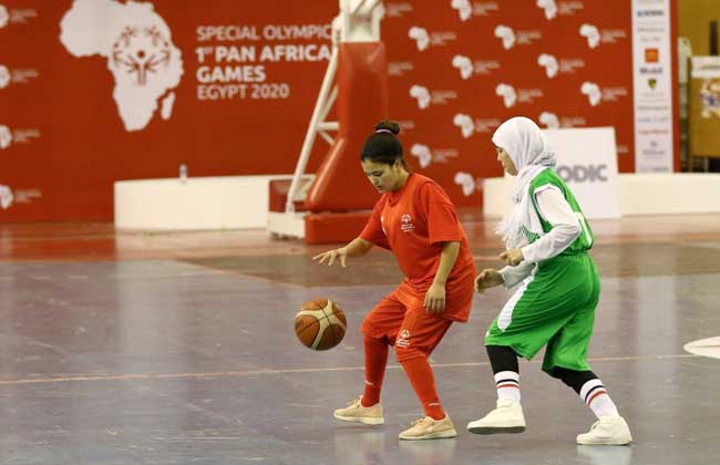 فوز سلة المغرب  بنات  على منتخب الجزائر في البطولة الإفريقية للأولمبياد الخاص 