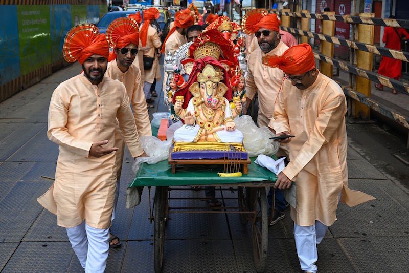 الهند تحتفل بمهرجان جانيش