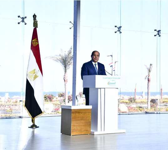 افتتاح الرئيس السيسي مدينة المنصورة الجديدة