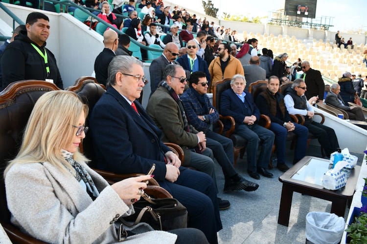 وزير الشباب والرياضة يشهد افتتاح كاس ديفيز للتنس بنادى الجزيرة