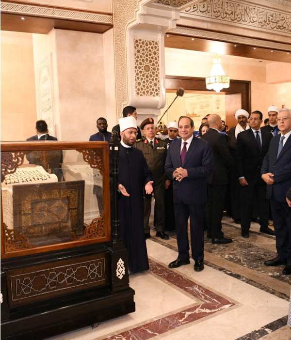 الرئيس السيسي يفتتح مركز مصر الثقافي الإسلامي بالعاصمة الإدارية الجديدة