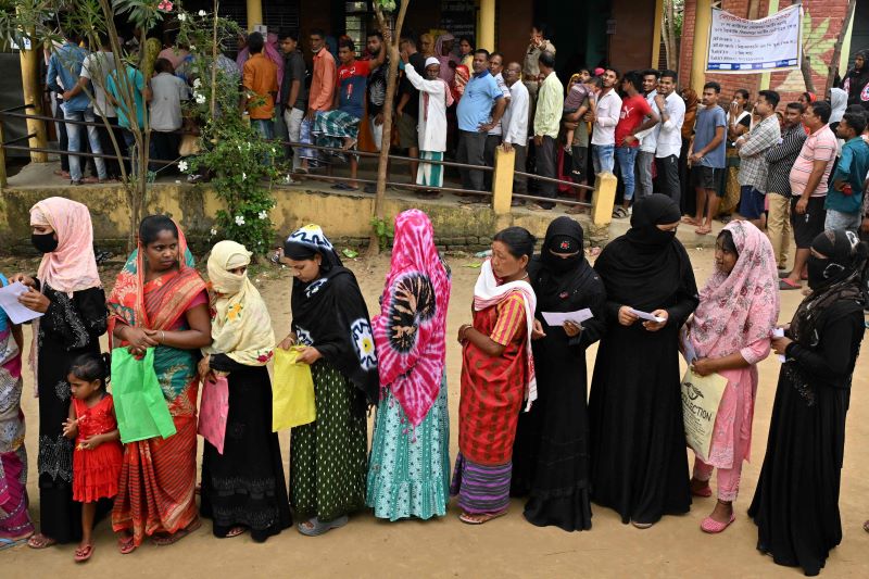 المرحلة الأولى من التصويت في الانتخابات العامة الهندية