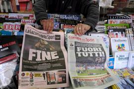 صدمة في صحف إيطاليا بسبب فشل التأهل للمونديال 