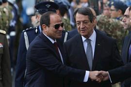 استقبال الرئيس السيسي في قبرص