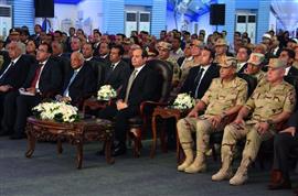الرئيس السيسي يفتتح مستشفى المنوفية العسكرى وعدد من المشروعات التنموية