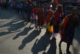 مظاهرة بالهند للاحتجاج على مشروع قانون تعديل المواطنة 