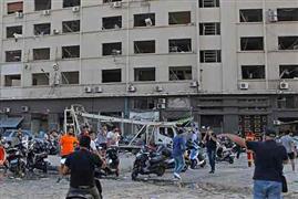 انفجار ضخم وسط العاصمة اللبنانية بيروت