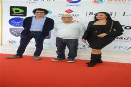 السجادة الحمراء لعرض الفيلم المصري المشارك في المسابقة الرسمية لمهرجان القاهرة السينمائي  أبو صدام 