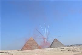 العرض الجوي المصري الكوري الجنوبي (Pyramids Air Show 2022) فوق سفح الأهرامات