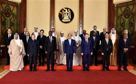 الرئيس السيسي يستقبل السادة وزراء الإعلام العرب بقصر الاتحادية
