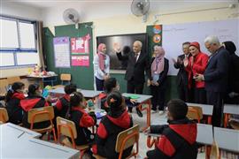وزير التربية والتعليم والسفير الياباني يتفقدان المدرسة المصرية اليابانية بزهراء مدينة نصر