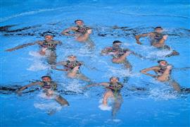 نهائي بطولة السباحة الفنية خلال بطولة العالم للألعاب المائية 2024