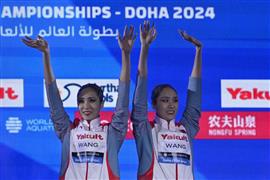 ذهبية جديدة للصين في بطولة العالم للألعاب المائية  قطر 2024 