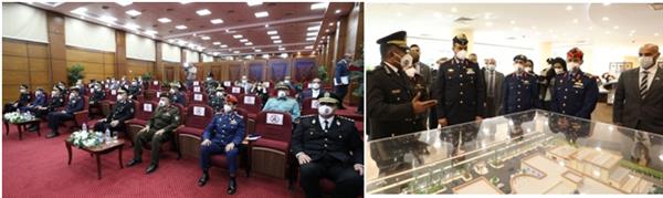 أكاديمية الشرطة تستقبل وفدًا من كلية الدفاع الوطنى الإماراتى