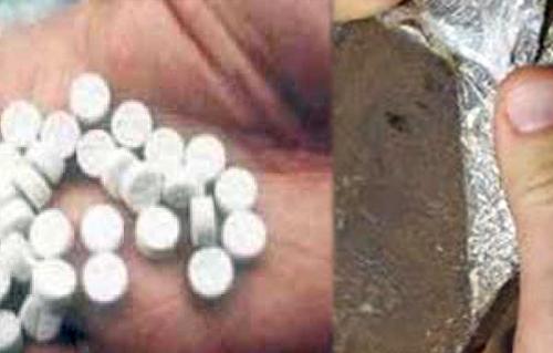 ضبط  مواطنين بحوزتهم مواد وأقراص مخدرة بكمين كوم أوشيم بالفيوم