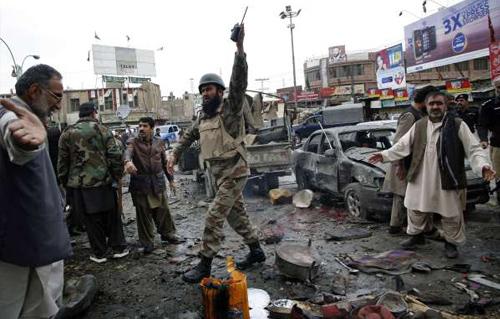 باكستان  قتلى و إصابات في هجوم على معسكر عمال طرق في بلوشستان أمس