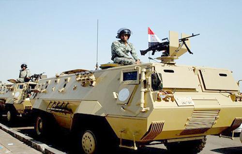 مقتل  مسلحين في حملة أمنية للقوات المسلحة قرب مدينة الشيخ زويد بشمال سيناء