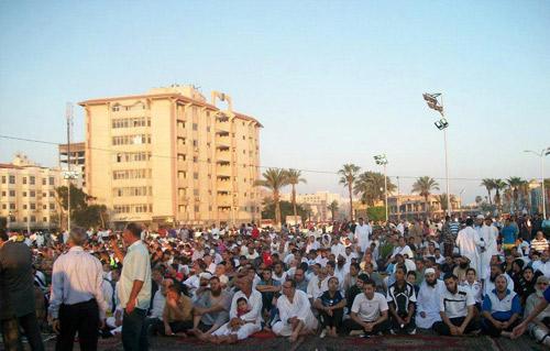  ساحة صلاة لعيد الفطر في القاهرة 