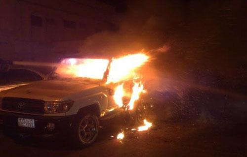 التحقيق في حريق سيارة بمنطقة حدائق الأهرام