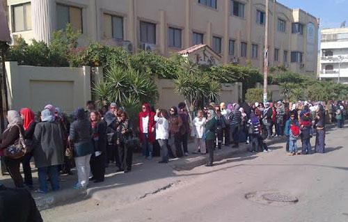 وكيلة التعليم بكفر الشيخ تقود مسيرة طلابية لحث الناخبين على المشاركة في الاستفتاء
