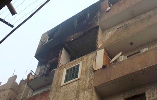 التحقيق في انفجار أنبوبة بوتاجاز في شقة بفيصل