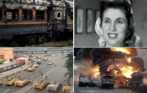 سيدة القنابل رحيل الشحرورة حريق القطار غلق الميادين واقعة التحرش أمريكا تغلي بنشرة التاسعة