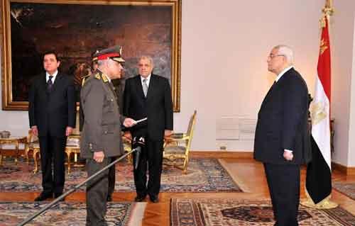 رسمياً وزير الدفاع صدقي صبحي يؤدي اليمين الدستورية أمام رئيس الجمهورية