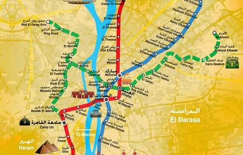 رئيس المترو: الخريطة الموجود بها اسم مبارك على موقع الشركة قديمة وسوف تتم  إزالتها غدًا - بوابة الأهرام