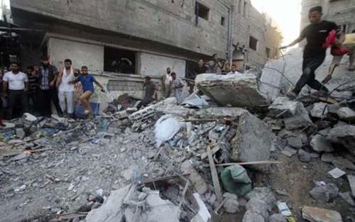 ارتفاع حصيلة شهداء غزة إلى  فلسطينيًا وإصابة أكثر من  
