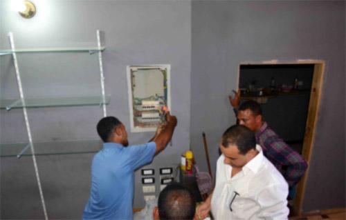 شرطة الكهرباء ضبط  قضية سرقة كهرباء ومخالفات شروط التعاقد خلال  أيام 
