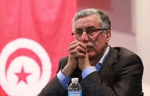 زعيم الجبهة الشعبية التونسية لن نشارك في حكومة مع النهضة
