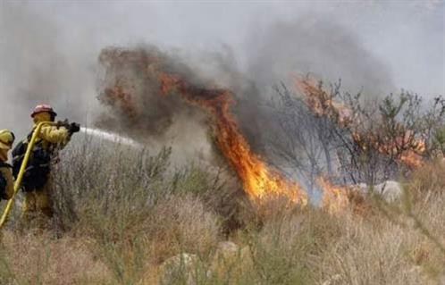 السيطرة على حريق بأرض زراعية في مركز جرجا