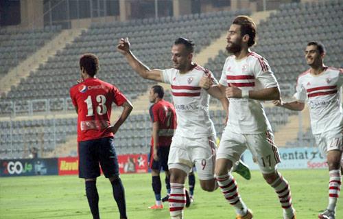 الزمالك يتقدم على النصر بالهدفين الثالث والرابع في دقيقتين