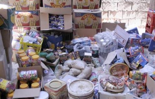 ضبط 2000 عبوة مواد غذائية منتهية الصلاحية في مركز دسوق بكفرالشيخ 