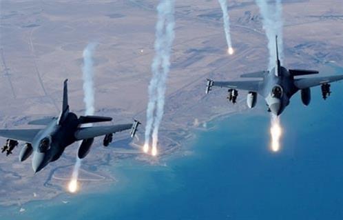 طائرات التحالف العربي تقصف مواقع تابعة لمليشيات الحوثيين وصالح في صنعاء