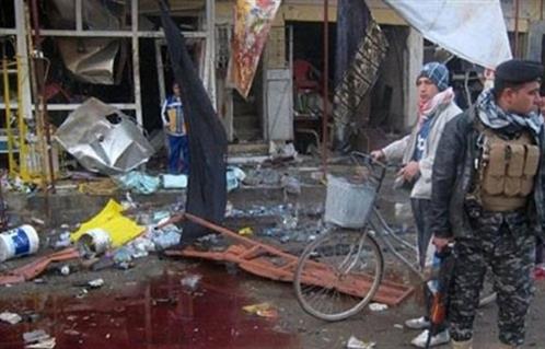 مقتل  ضباط عراقيين وإصابة  في تفجيرات انتحارية بقاعدة سبايكر العسكرية