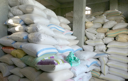 ضبط  طن أرز شعير في دمياط أثناء نقلها بدون تصريح