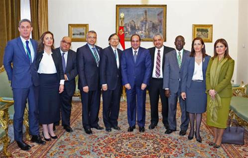بعد لقاء الرئيس وفد البنك الإفريقى يؤكد التزامه بدعم خطط الإصلاح والتنمية المصرية