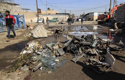 قتلى وجرحى في تفجير انتحاري شرق بغداد