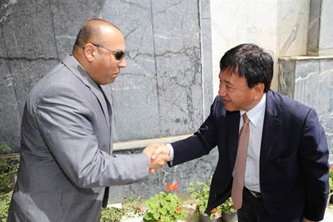 بالصورمحافظ المنوفية يستقبل السفير الياباني لبحث سبل التعاون بين البلدين