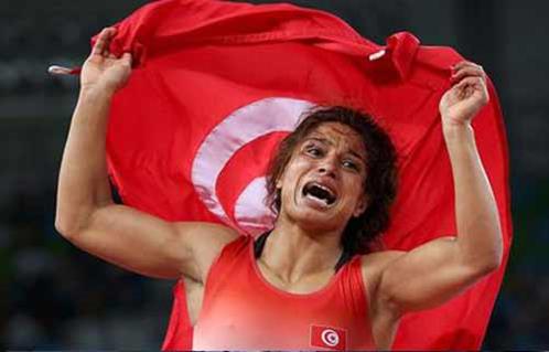 المصارعة مروى العامري تحرز الميدالية البرونزية الثانية لتونس في ريو دي جانيرو
