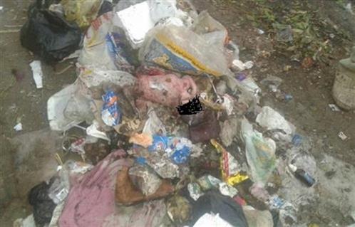 عمال النظافة بالمنصورة يعثرون على طفل حديث الولادة وسط القمامة بمنطقة جديلة